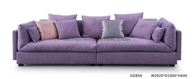 Custom Made Modern Fabric/Metal Feet Modular Sofa