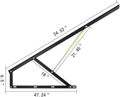 Heavy Duty Vertical Mount Murphy Bed Hardware Fold Down Bed Mechanism