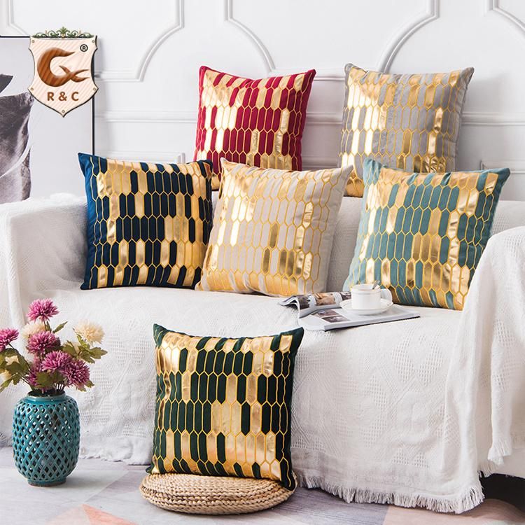 Wholesale High Quality Solid Linen and Cotton Cushion Cover Upholstery Super Soft Sofa Cushion Cover