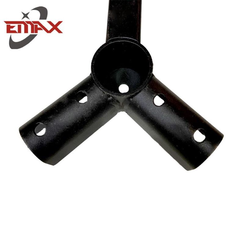 Factory Supply Black Powder Coated Metal Cable Base Bracket Leg for Office Furniture Sofa Table