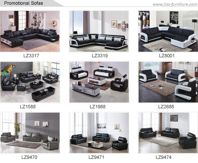 Season Discount Promotion L Shape Big Corner Home Furniture Italy Leather Sofa Set