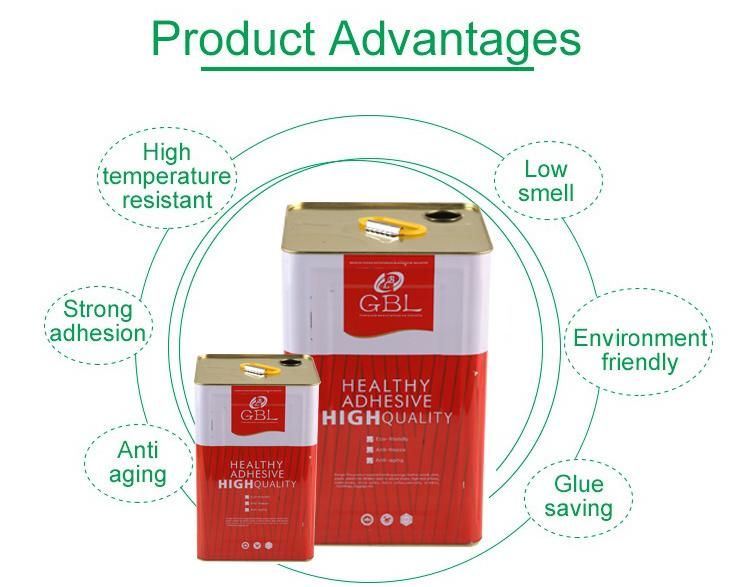 GBL Non-Toxic Liquid Adhesive for Sofa Green Healthy No Odour No Benzene Waterproof Sbs Spray Adhesive Glue