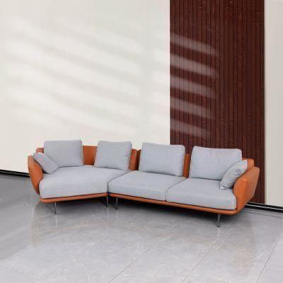Hot Selling U Shaped Modern Home Furniture Living Room Sectional Fabric Sofa