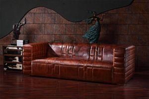 Hotel Hall Home Furniture Simple Design Three Seaters Sofa