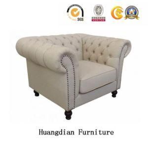Modern Style Living Room Furniture Fabric Chesterfield Single Sofa (HD522)