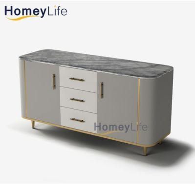 Fashion Modern Garden Lounge Furniture Solid Marble Top Sofa Center Table