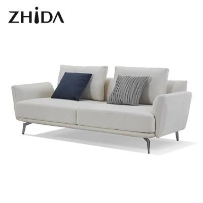 Armrest Home Furniture Fabric Modern Sofa for Hotel Bedroom Lobby