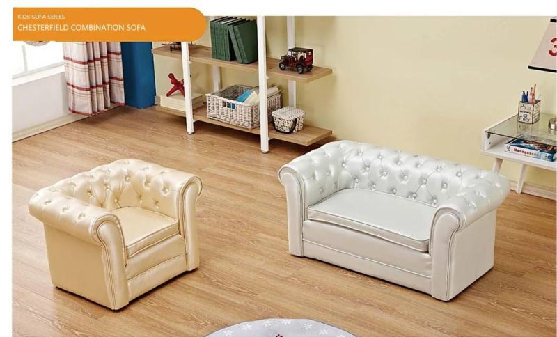 Living Room Baby Sofa Leather Kids Sofa, Day Care Center Sofa, Child Care Center Sofa, Cartoon Baby Sofa, Children Cute and Lovely Single Sofa