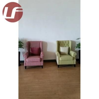 Fashionable Modern High Back Hotel Lobby Leisure Single Sofa