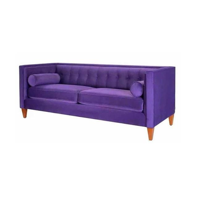 Harison Velvet Fabric 3 Seat Sofa