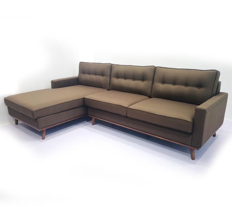 Fabric L Shape Sofa Modern Tufty Corner Sofa Cc-7109