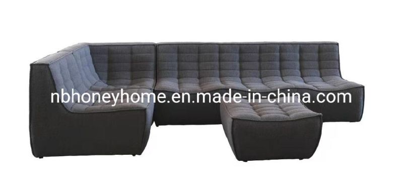 Modern Style Living Room Fabric Module Sofa