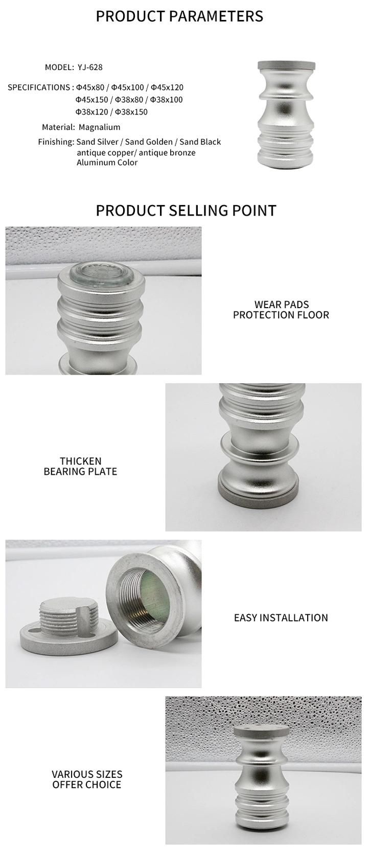 Furniture Leg Extensions Wholesale Aluminum Sofa Base
