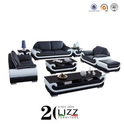 Modern Living Room Comfortable Genuine Leather Sofa Furniture