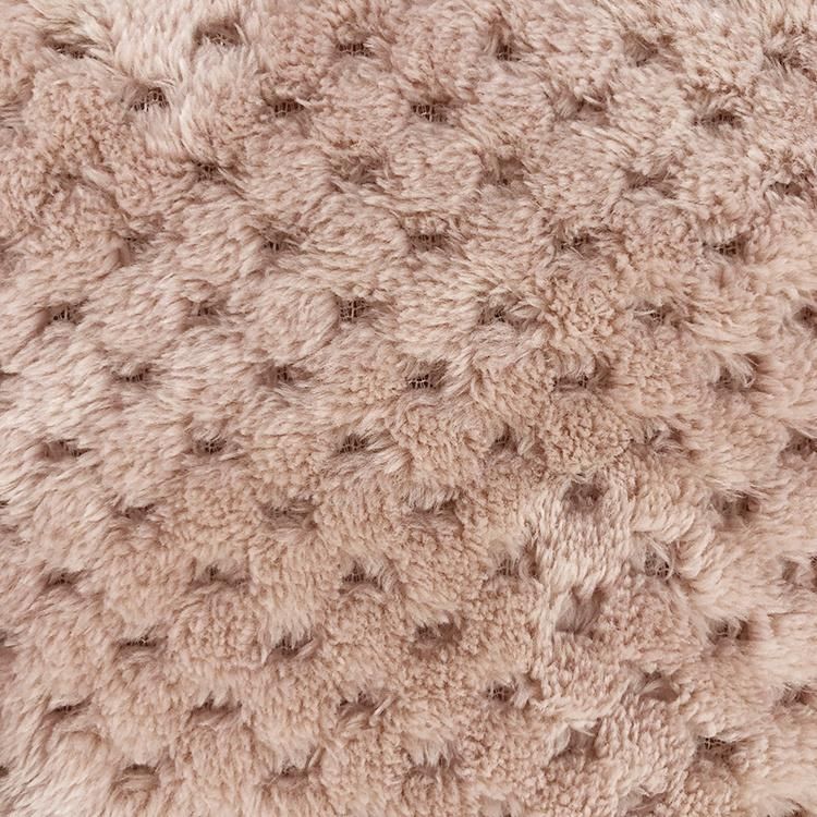 100% Polyester Pop Corn Plush Fuzzy Flannel Fleece Bedding Sofa Blanket