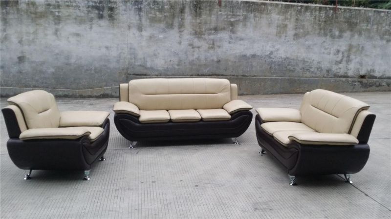 Modern Promotional PU Sofa with Large Loadability and Kd Construction for Living Room Furniture
