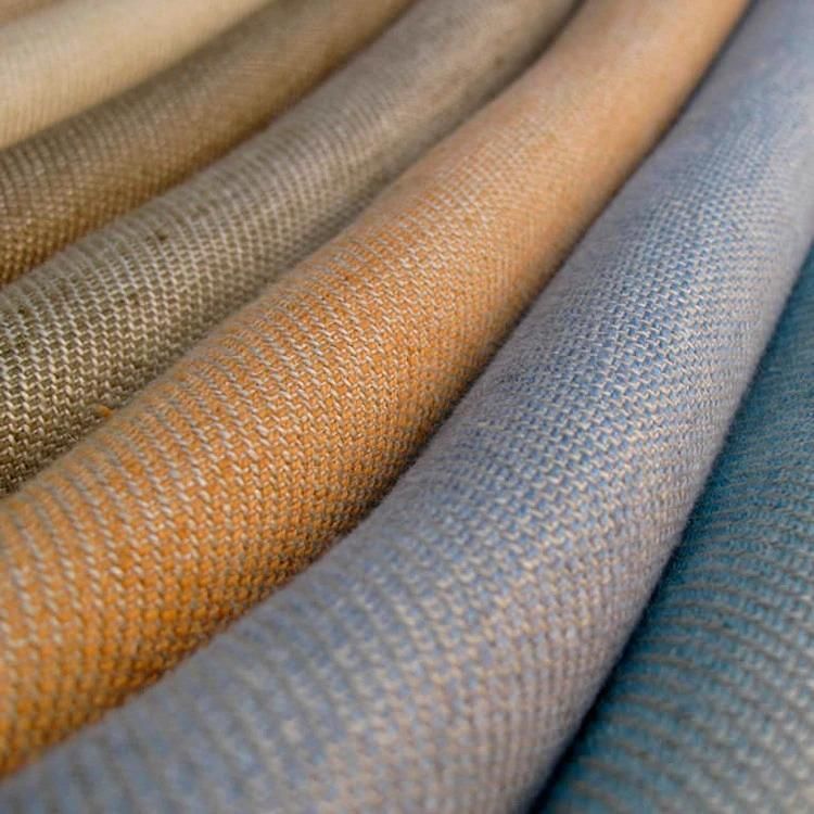 High Quality Heavy Weight Thick Fabric Pure Linen Fabric L3.5*3.5 for Sofa Home Textile