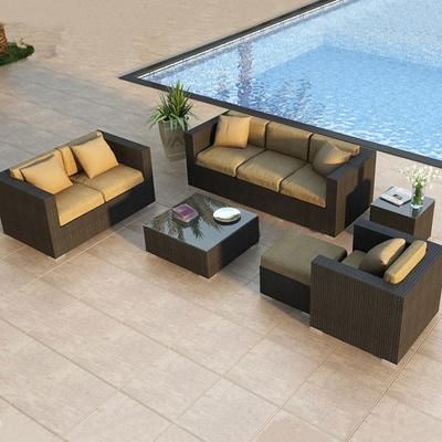 Rattan Sofa Courtyard Balcony Leisure Rattan Chair Furniture