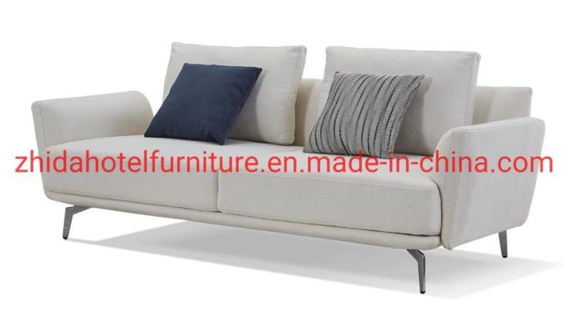 Armrest Home Furniture Fabric Modern Sofa for Hotel Bedroom Lobby