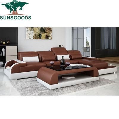 European U Shape Sofa Italian Leather Sectional U Shaped Sleeper Sofa Livingroom Sofa