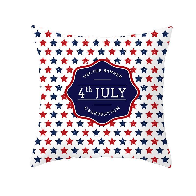 Holiday Decoration Independence Day Series 6 Back Cushion Cover, Sofa Cushion Cover