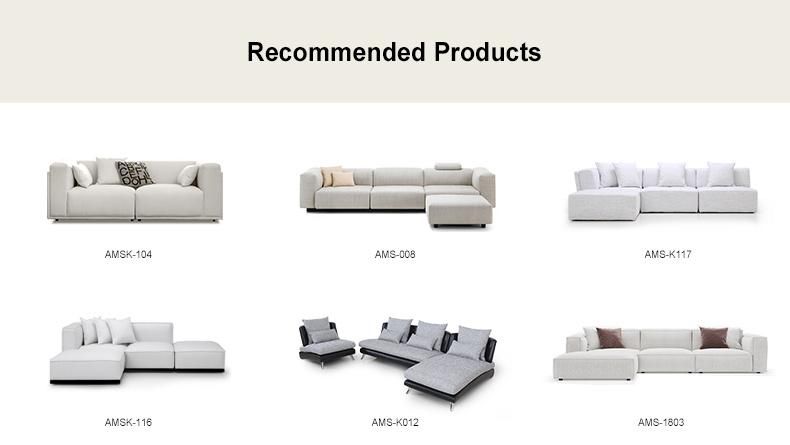 Modern Wood Corner Sofa Furniture Royal Home Sets Recliner Sofa