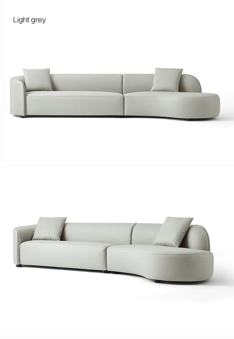 High Back New Living Room Set Modern Fabric Corner Sofa