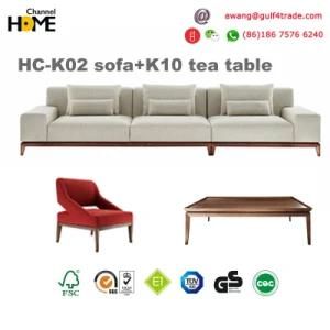 Attractive Design Modern Living Room Fabric Sofa (HC-K02B)