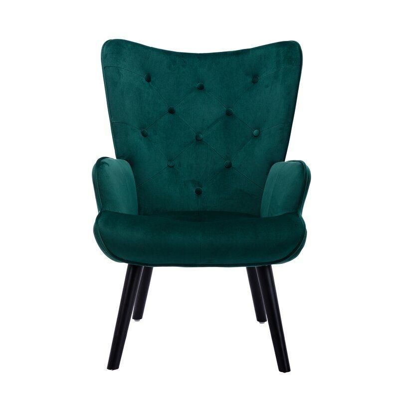 Wholesale Comfortable Quality Single Seating Velvet Fabric Leisure Rocking Chair Sofa