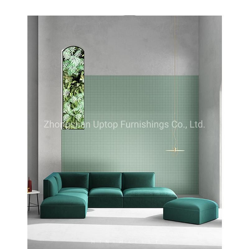 Comfortable Modern Leisure Sofa Living Room Fabric Sofa for Sales (SP-KS115)