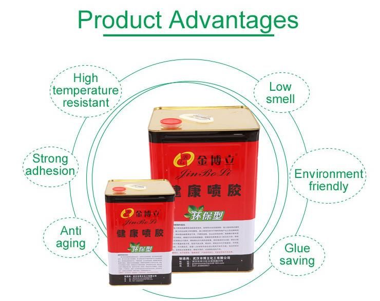 GBL Sbs Used for Mattress Chair Good Inititial Viscosity Fast Bonding No Odor No Benzene Sponge Spray Adhesive Glue