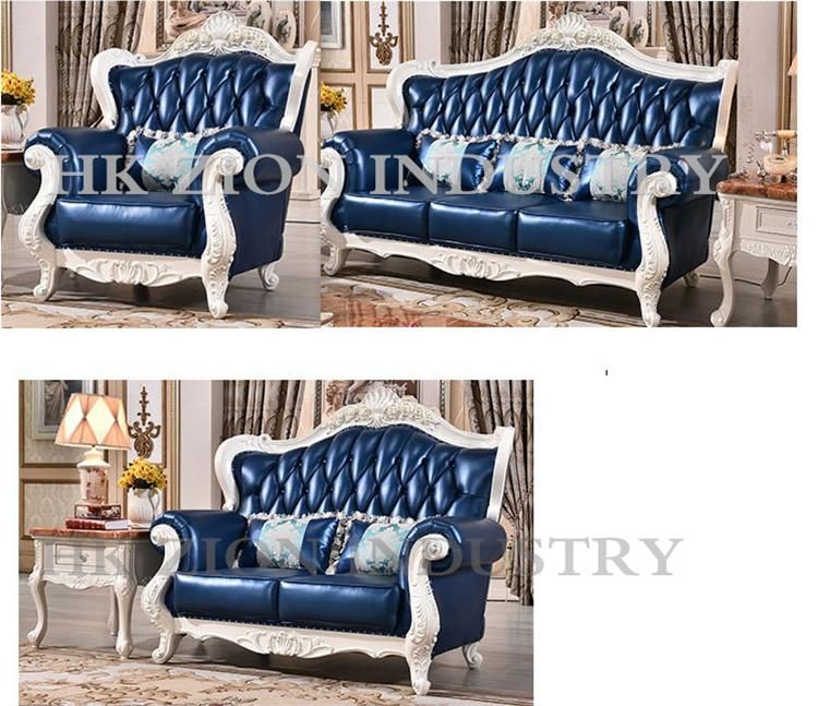 Waterproof Sofa Cover Royal European Style Sofa Set Corner Couches Home Furniture Living Room Luxury Modern Design Leather Couch Chesterfield Sofa