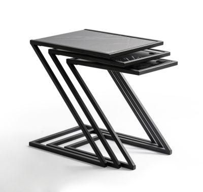 Metal Industrial Iron Z Shape Dining Table Coffee Table Leg