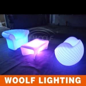 Modern Leisure LED Glow Corner Straight Sofa
