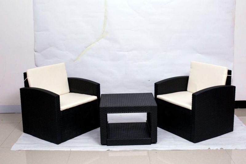 Plastic Conversation Sofa Set Lounger and Coffee Ends