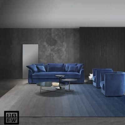 Gradient Color Light Luxury Handmade Living Room Sofa Blanket Carpet