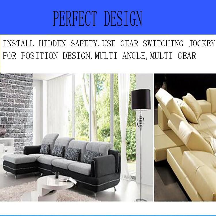 Silver Sofa Bed Pillow Bedding Home Headrest Backrest Armrest Adjustable Angle Mechanism Hinges Hardware