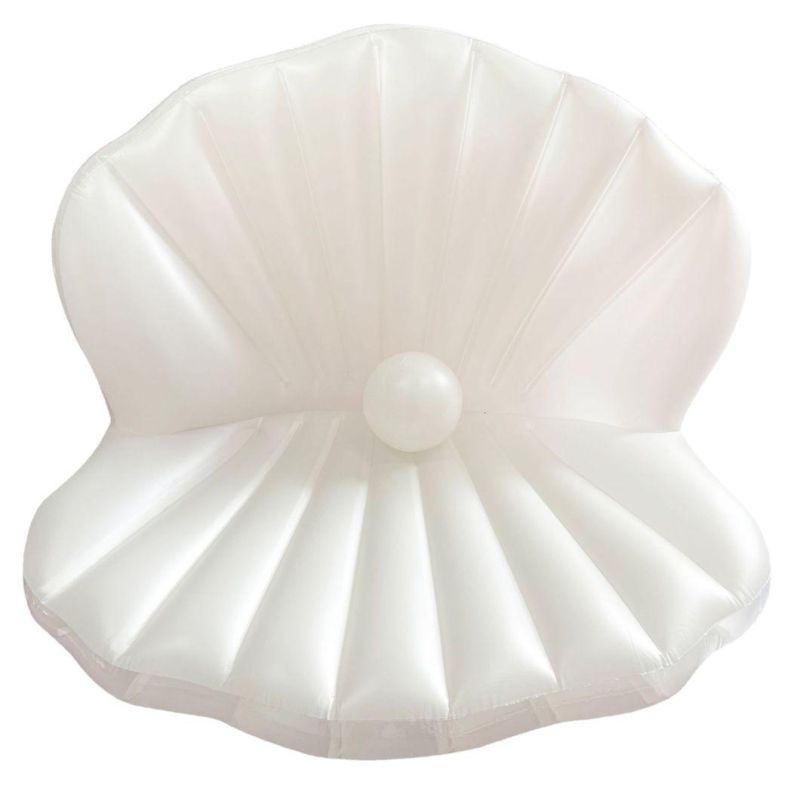 Mermaid Inflatable Pearl Shell Mussel Scallop Sofa Floating Row