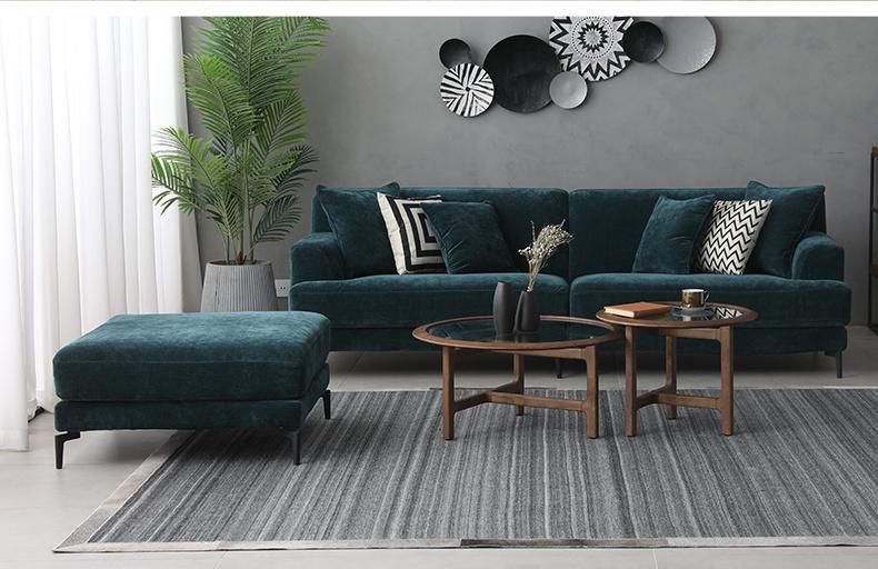 Wood Sponge Home Furniture Set Modern Design Sofa