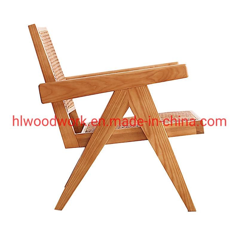 Little Rattan Sofa / Rattan Chair Rubber Wood Frame Rattan Seat Leisure Sofa Armchair Office Sofa