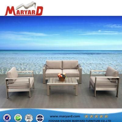 Outdoor Patio Sofa Set Metal Material Cast Aluminum Garden Sofa for Hotel Outdoor