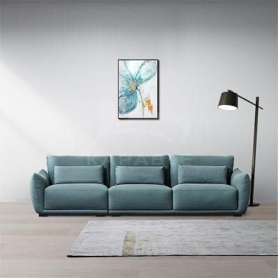 Contemporary Fabric Seating Modern Couch Leisure Home Leather Sofa for Living Room Furniture
