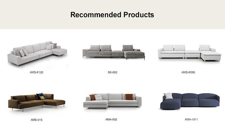 Medium Back Fabric Home Furniture Living Room Modern Lounge Sofa