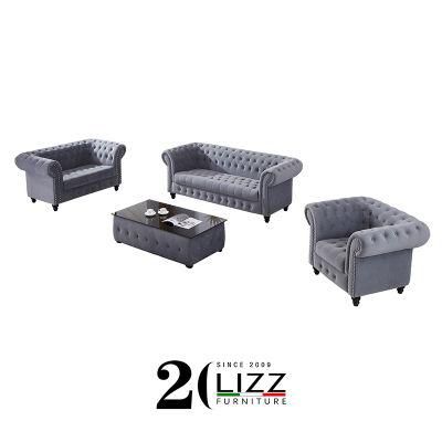 Fabric Sofa Moder Sofa Set Chesterfield Modular Sofa for Home Furniture