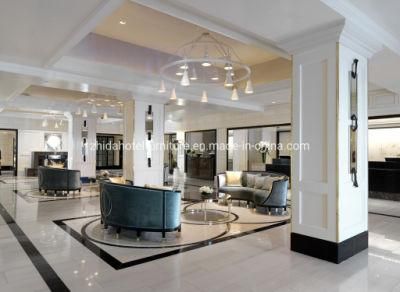 Luxury Design Lobby Furniture Classical Style Reception Sofa