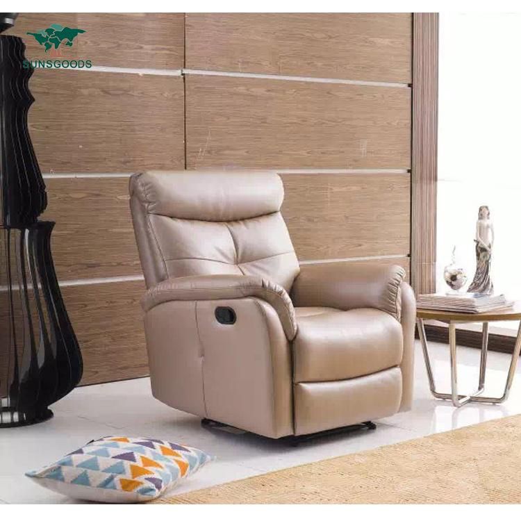 Modern Leisure Home Theater Recliner Sofa Genuine Leather Sofa