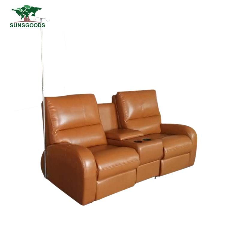 Classical Modern Home Furniture Leather Recliner Chesterfield Furniture