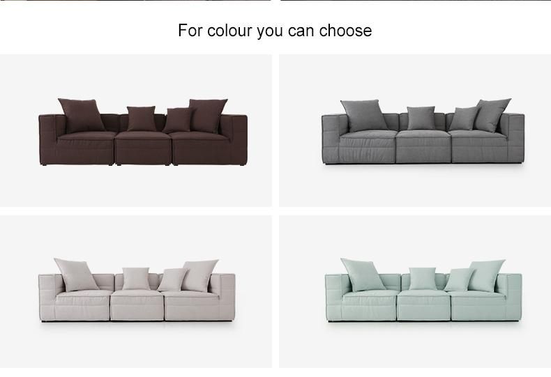 Non Inflatable Living Room Furniture Leisure Sofa with Factory Price