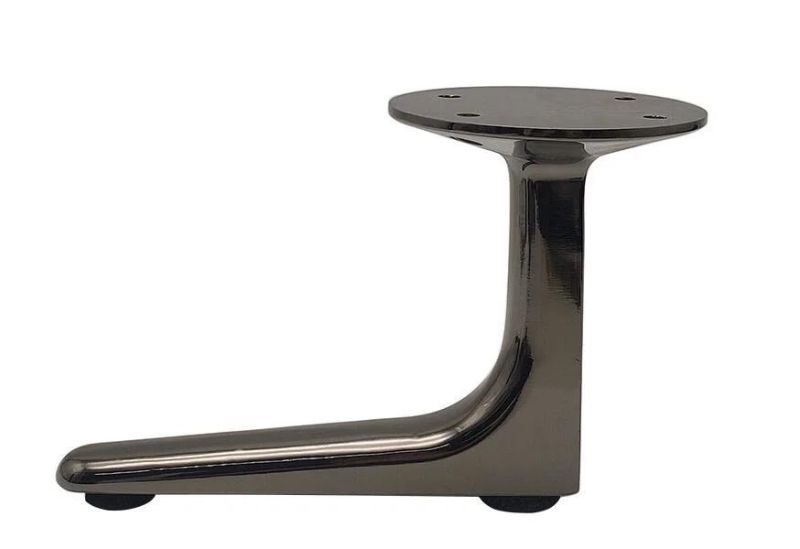 Simple Modern Luxury Gun Black Sofa Leg Cabinet Feet for Furniture Hardware Part