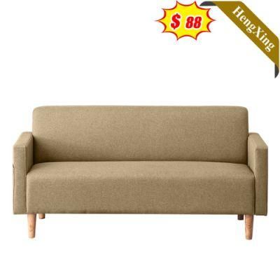 Minimalist Style High Quality Living Room Furniture Fabric Sofa with Wood Legs